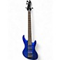 Used DeArmond Pilot Plus V Blue Electric Bass Guitar thumbnail