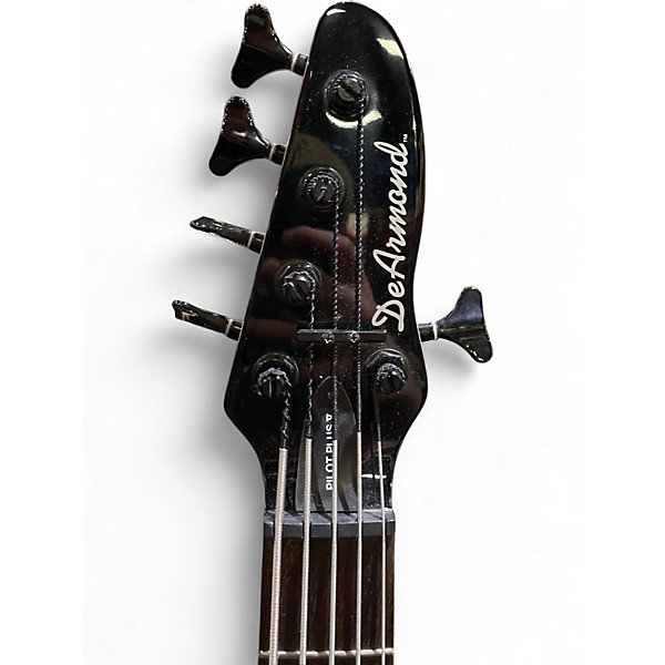 Used DeArmond Pilot Plus V Blue Electric Bass Guitar