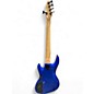 Used DeArmond Pilot Plus V Blue Electric Bass Guitar