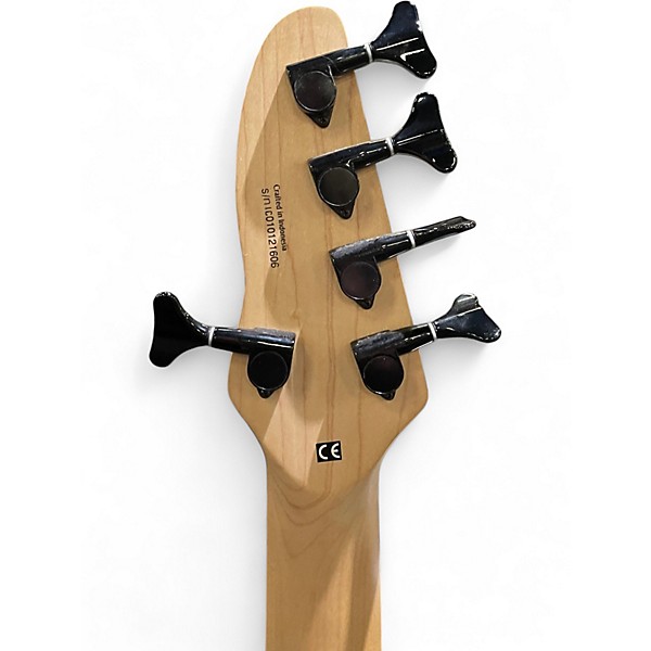 Used DeArmond Pilot Plus V Blue Electric Bass Guitar