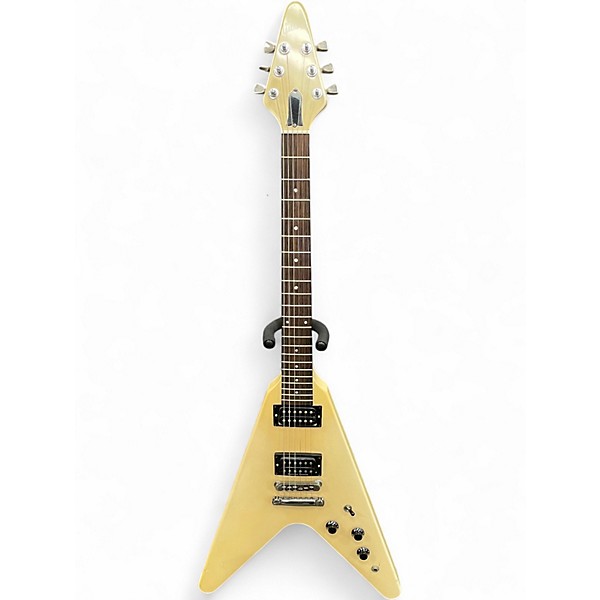 Vintage 1984 Gibson Flying V White Solid Body Electric Guitar