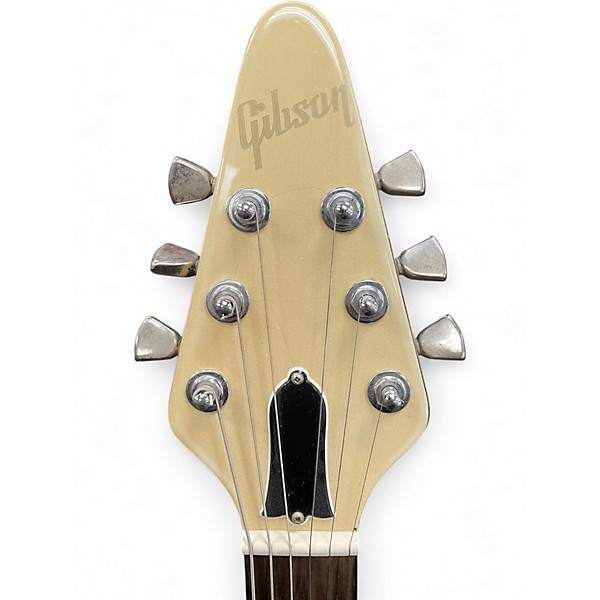 Vintage 1984 Gibson Flying V White Solid Body Electric Guitar