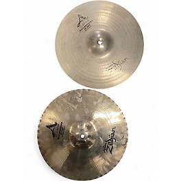 Used Zildjian 14in A Mastersound Hi Hat Pair Cymbal