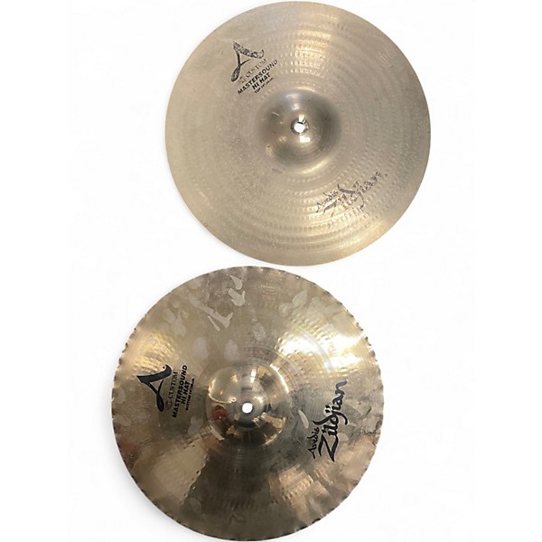 Used Zildjian 14in A Mastersound Hi Hat Pair Cymbal