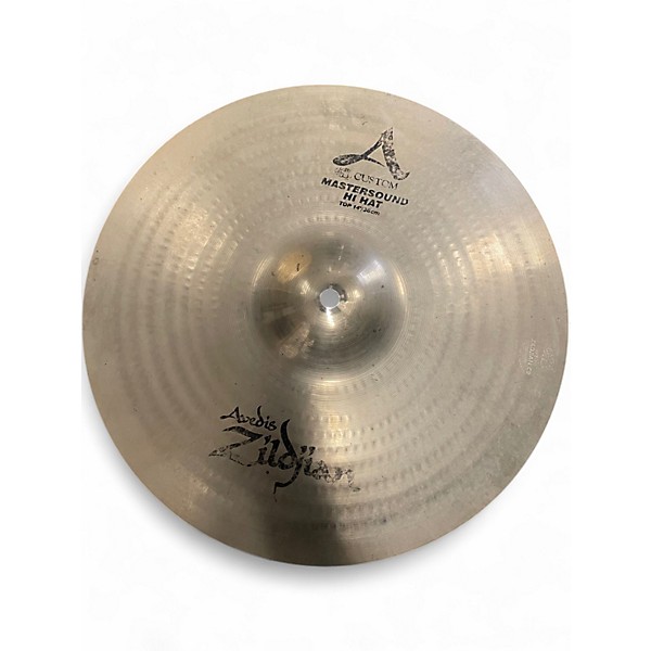 Used Zildjian 14in A Mastersound Hi Hat Pair Cymbal