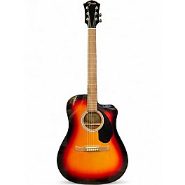 Used Fender FA125CE Sunburst Acoustic Electric Guitar