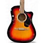 Used Fender FA125CE Sunburst Acoustic Electric Guitar