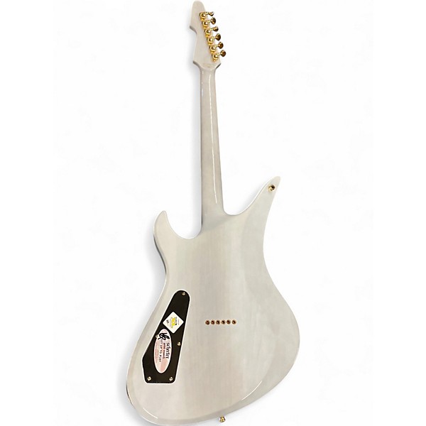 Used Schecter Guitar Research 50TH ANNIVERSARY A-6 AVENGER Trans White Solid Body Electric Guitar