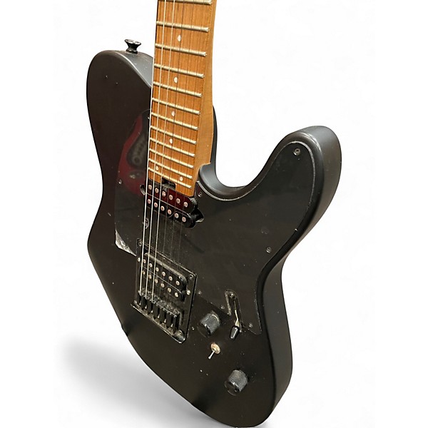 Used Charvel Pro-Mod So-Cal Style 2 24 HH 2PT CM Ash Black Ash Solid Body Electric Guitar