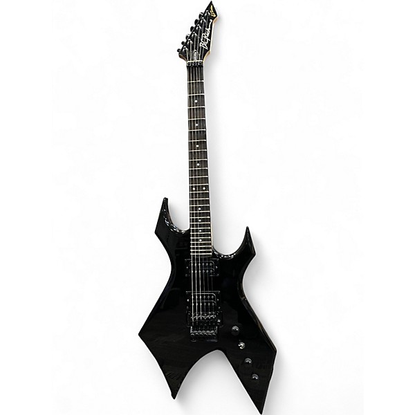 Used B.C. Rich Stranger Things “Eddie's” Inspired NJ Warlock Black Solid Body Electric Guitar