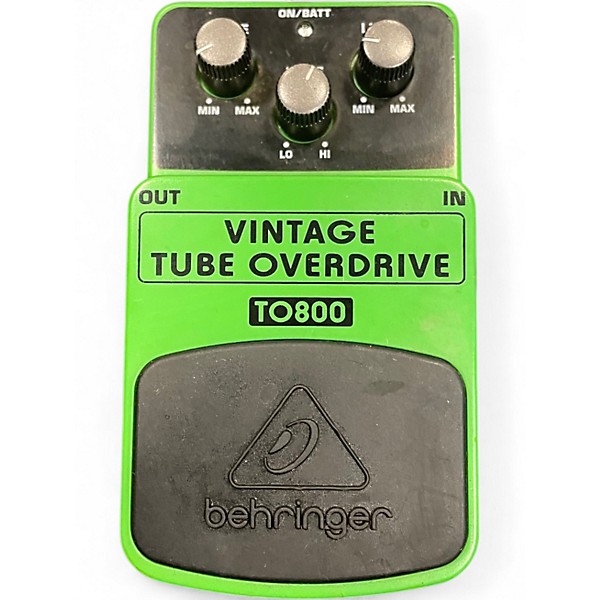 Used Behringer TO800 Vintage Tube Overdrive Effect Pedal