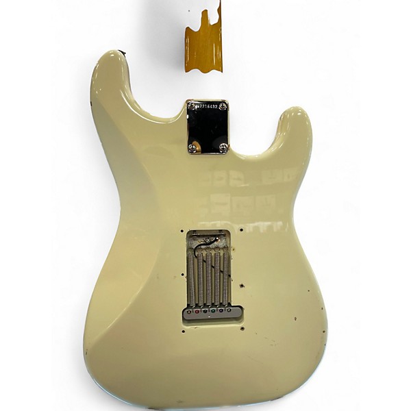 Used Fender  av II 61 strat lefty Olympic White Solid Body Electric Guitar