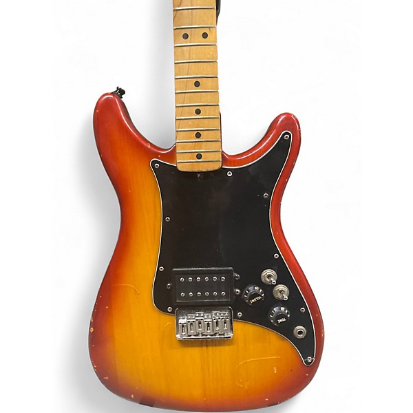 Vintage 1981 Fender Lead 1 2 Color Sunburst Solid Body Electric Guitar