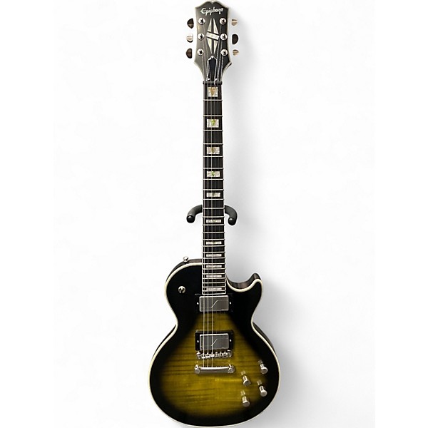 Used Epiphone Les Paul Prophecy Olive Tiger Aged Gloss Solid Body Electric Guitar