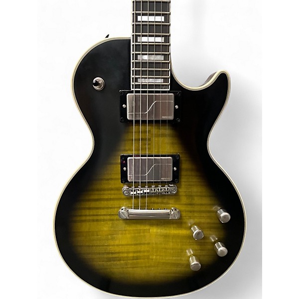 Used Epiphone Les Paul Prophecy Olive Tiger Aged Gloss Solid Body Electric Guitar