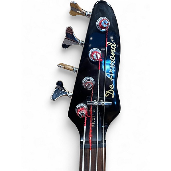 Used De Armond PILOT Black Electric Bass Guitar