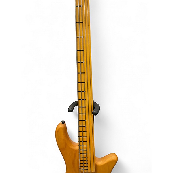 Used Schecter Guitar Research Stiletto-5 Session Natural Electric Bass Guitar