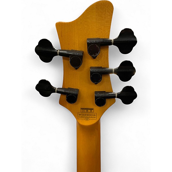 Used Schecter Guitar Research Stiletto-5 Session Natural Electric Bass Guitar