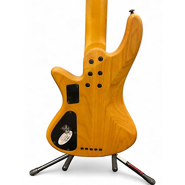 Used Schecter Guitar Research Stiletto-5 Session Natural Electric Bass Guitar