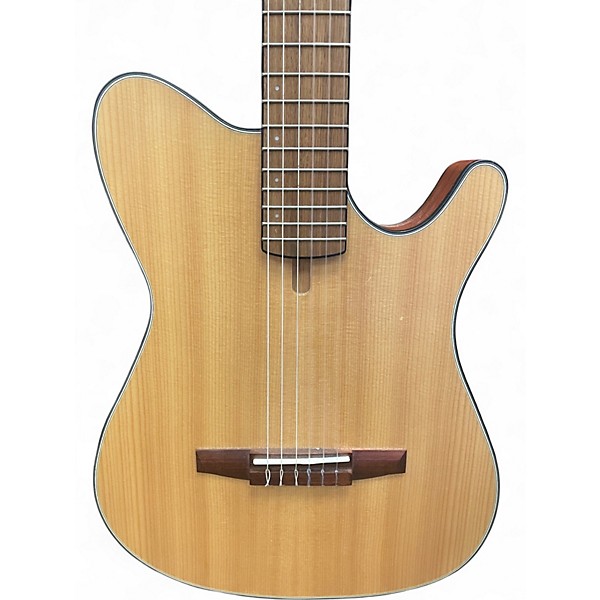Used Ibanez FRH10N Natural Classical Acoustic Electric Guitar