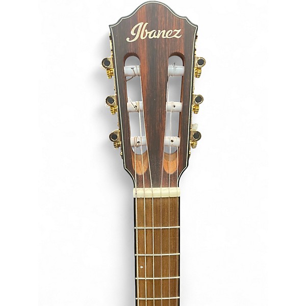 Used Ibanez FRH10N Natural Classical Acoustic Electric Guitar