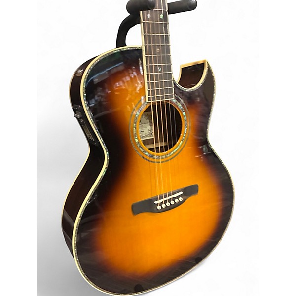 Used Ibanez JSA-20VB Sunburst Acoustic Electric Guitar