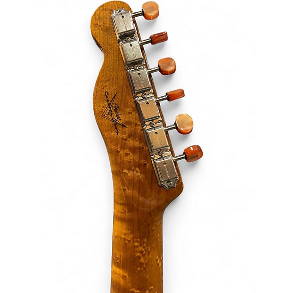 Used Fender Custom Shop Artisan Koa Thinline Telecaster Natural Solid Body Electric Guitar
