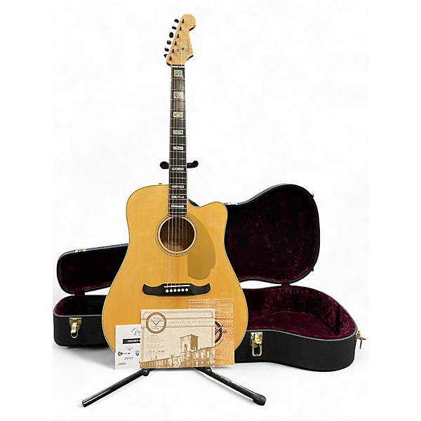 Used Fender Custom Shop Kingman 1 of 15 Natural Acoustic Electric Guitar