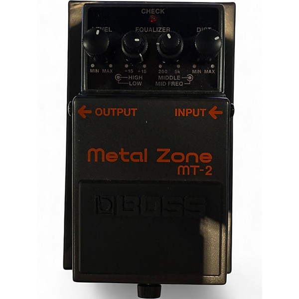 Used BOSS MT2 Metal Zone Distortion Effect Pedal