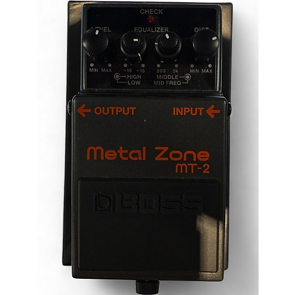 Used BOSS MT2 Metal Zone Distortion Effect Pedal