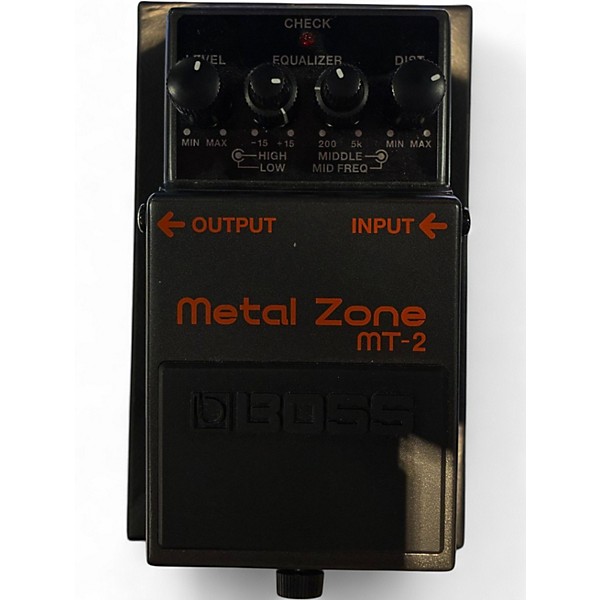 Used BOSS MT2 Metal Zone Distortion Effect Pedal