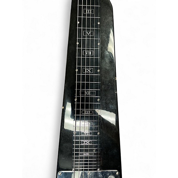 Used Rogue RLS-1 Lap Steel Metallic Black Lap Steel