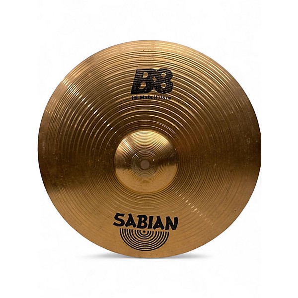 Used SABIAN 14in B8 Hi Hat Pair Cymbal