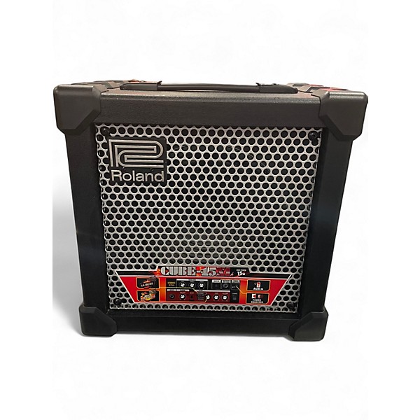 Used Roland Cube 15XL 1X8 15W Guitar Combo Amp
