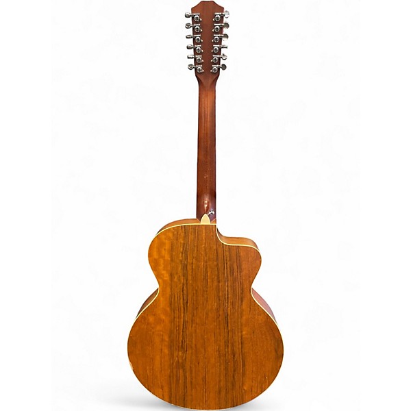 Used 2003 Taylor 455CE Left Handed Natural 12 String Acoustic Electric Guitar