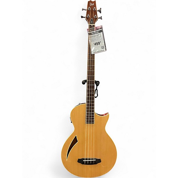 Used ESP LTD TL4 Natural Acoustic Bass Guitar