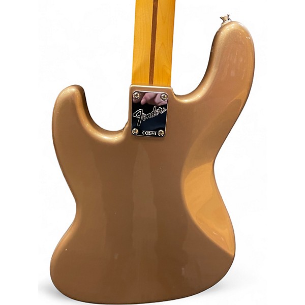Used Fender AMERICAN PROFESSIONAL CLASSIC JAZZ CHAMPAGNE Electric Bass Guitar
