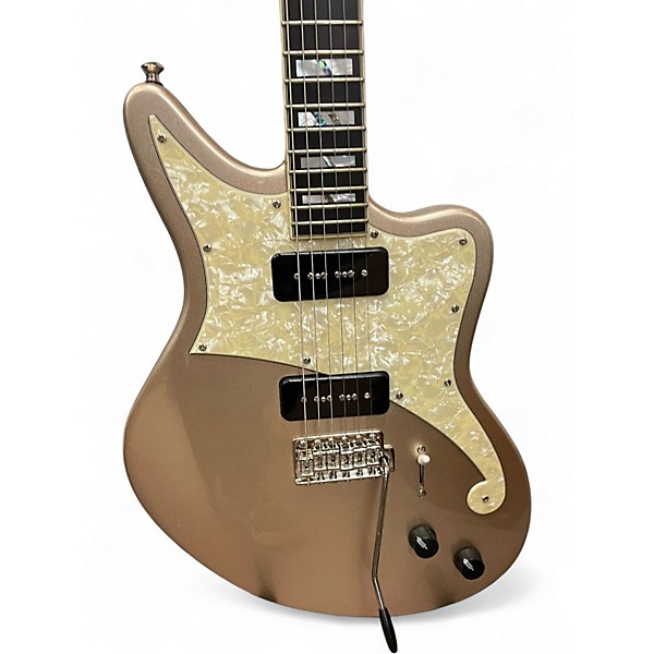 Used D'Angelico DELUXE BEDFORD DESERT GOLD Solid Body Electric Guitar