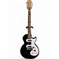 Used 2017 Epiphone LES PAUL MELODY MAKER E1 Satin Black Solid Body Electric Guitar thumbnail