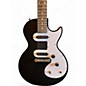 Used 2017 Epiphone LES PAUL MELODY MAKER E1 Satin Black Solid Body Electric Guitar