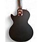 Used 2017 Epiphone LES PAUL MELODY MAKER E1 Satin Black Solid Body Electric Guitar