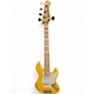Used Bass Mods NATE PHILIPS SIGNATURE BASS Graffiti Yellow Electric Bass Guitar thumbnail