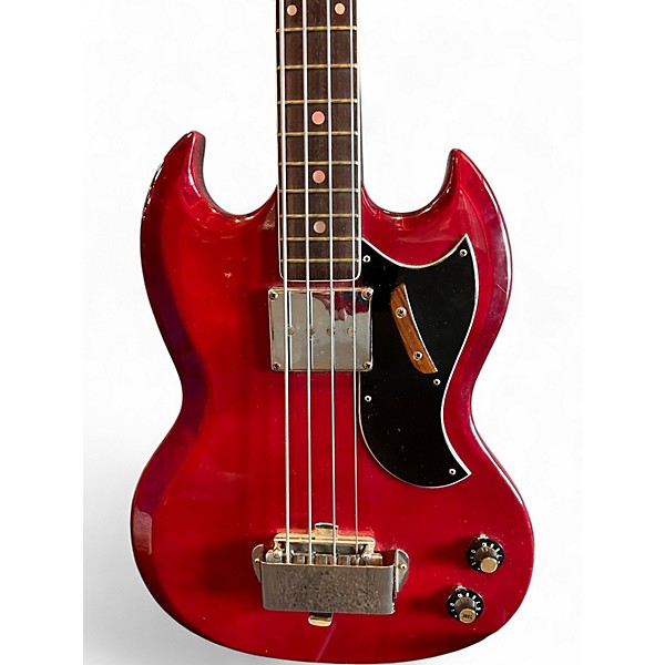 Used Mij 70'S EBO RED Electric Bass Guitar