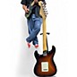 Used Fender American Elite Stratocaster HSS Shawbucker 3 Tone Sunburst Solid Body Electric Guitar