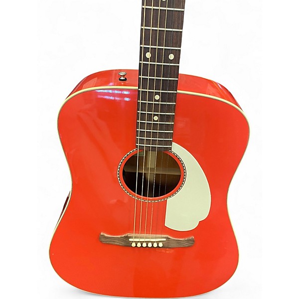 Used Fender Kingman g Salmon Acoustic Electric Guitar