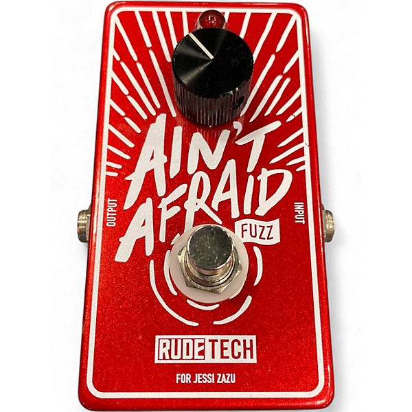 Used Rude Tech Ain't Afraid Fuzz Effect Pedal