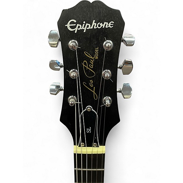 Used Epiphone Les Paul SL Satin Black Solid Body Electric Guitar