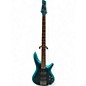 Used Ibanez SR300E Cerulean Blue Electric Bass Guitar thumbnail