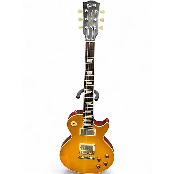 Used Gibson LPR8 1958 Les Paul Reissue Lemonburst Solid Body Electric Guitar