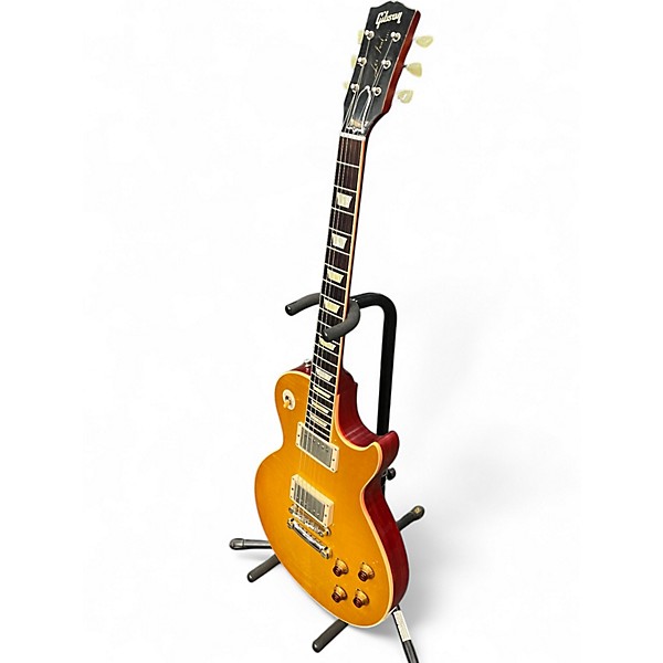 Used Gibson LPR8 1958 Les Paul Reissue Lemonburst Solid Body Electric Guitar
